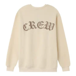 Sweat Broderies Crew Beige