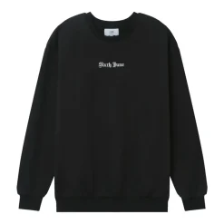 Sweat Broderies Crew Noir