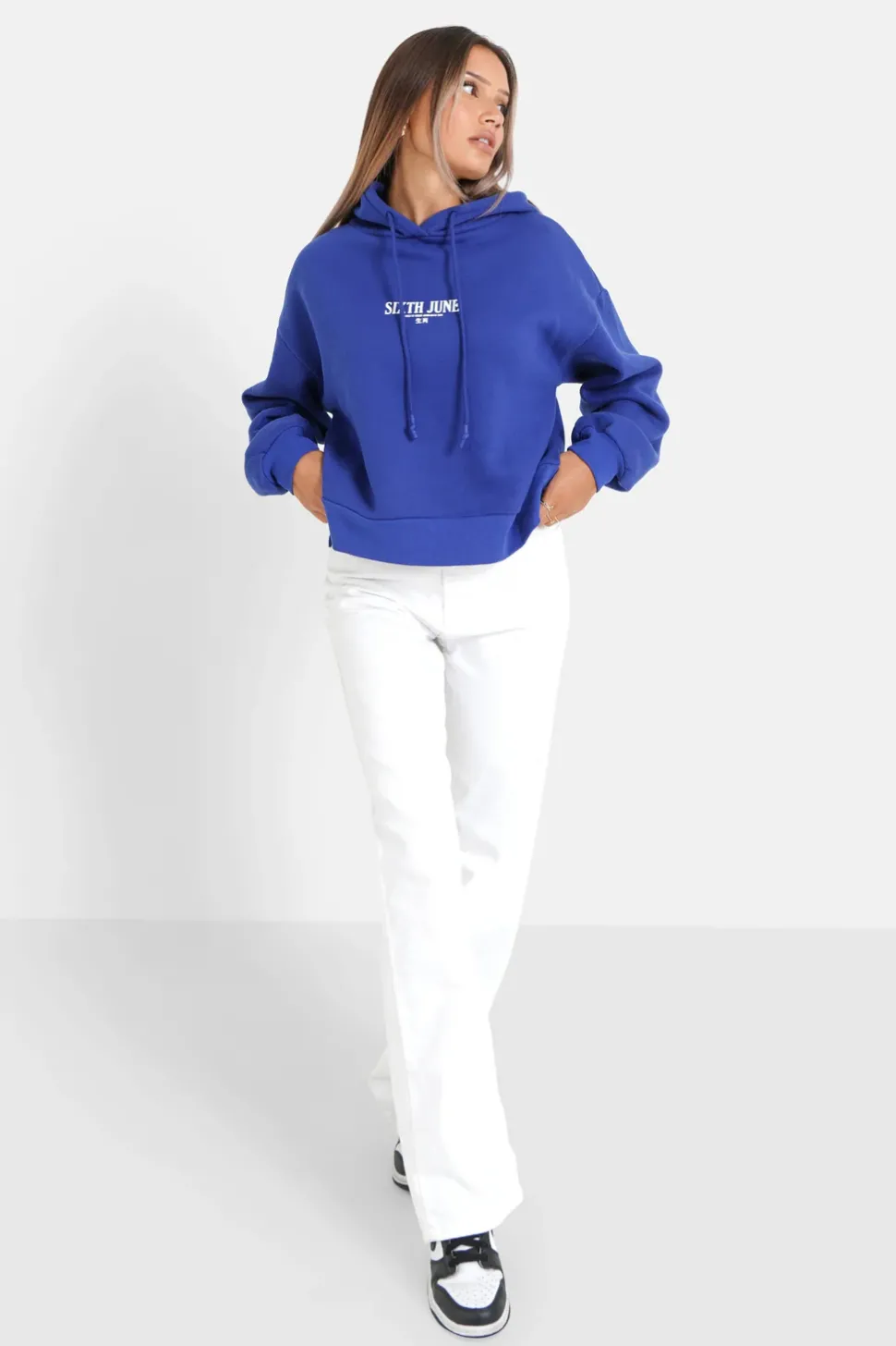 Sweat Capuche Astrologie Chinese Bleu Fonce