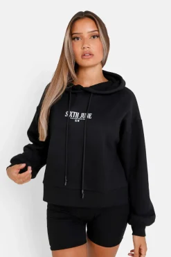 Sweat Capuche Astrologie Chinese Noir