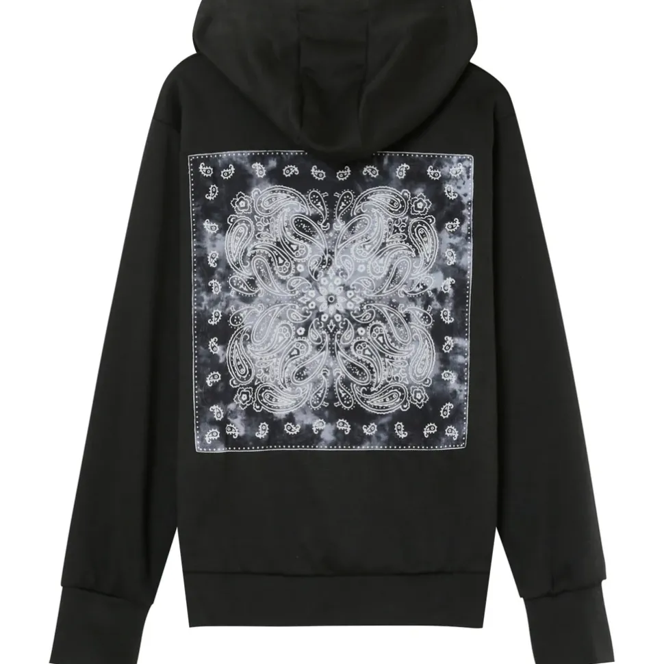 Sweat Capuche Bandana Noir