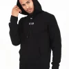Sweat Capuche Cotele Cordon Noir