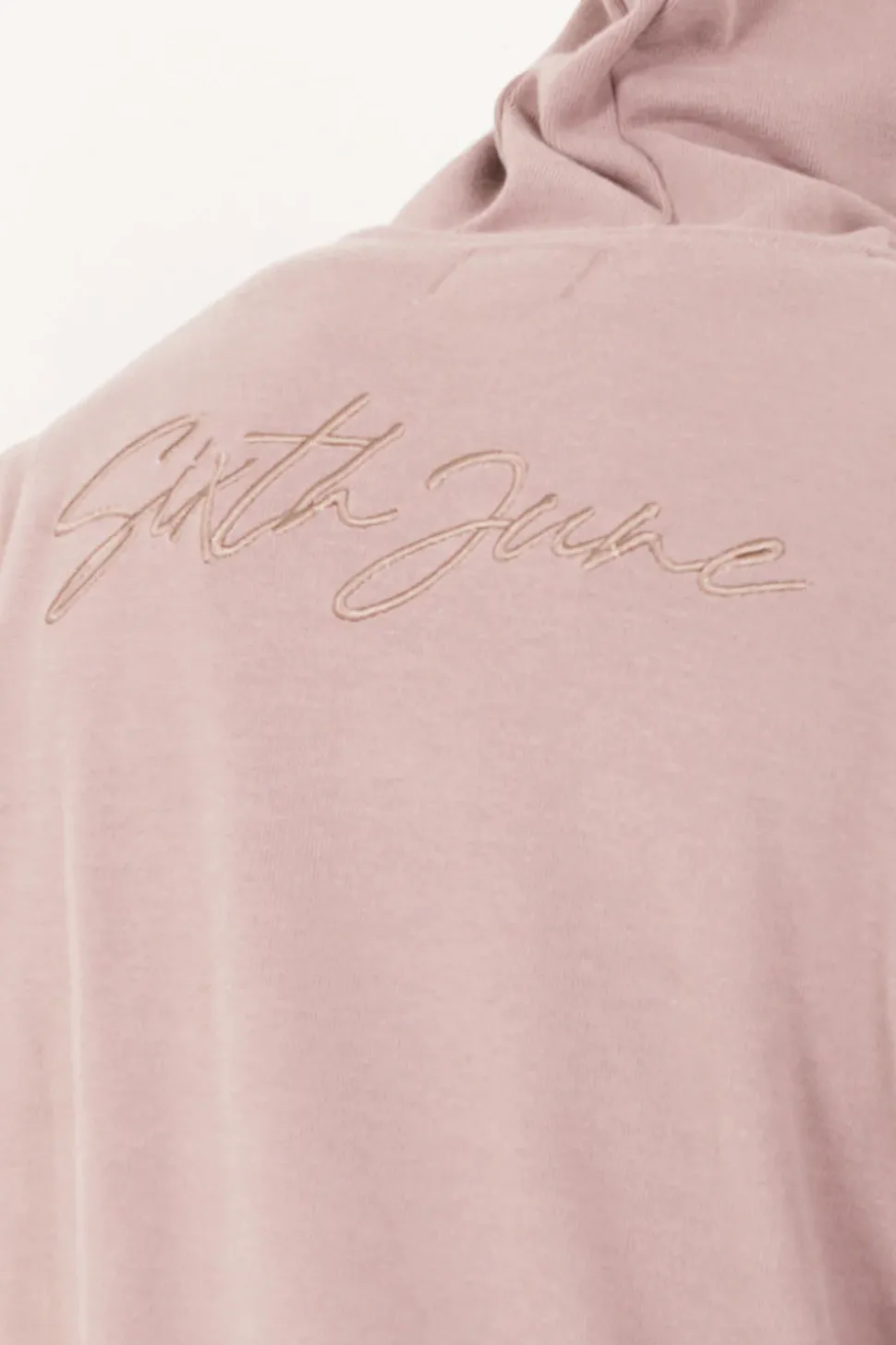 Sweat Capuche Cotele Cordon Beige