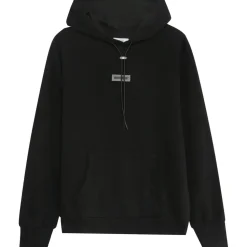 Sweat Capuche Cotele Cordon Noir