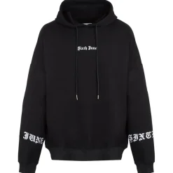 Sweat Capuche Crew Manches Curve Noir
