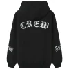 Sweat Capuche Crew Molletonne Noir
