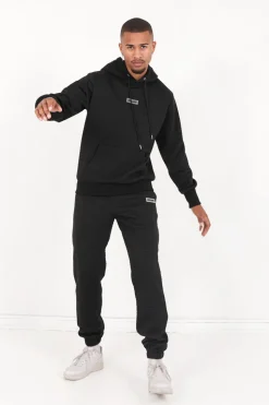 Sweat Capuche Gaufre Noir