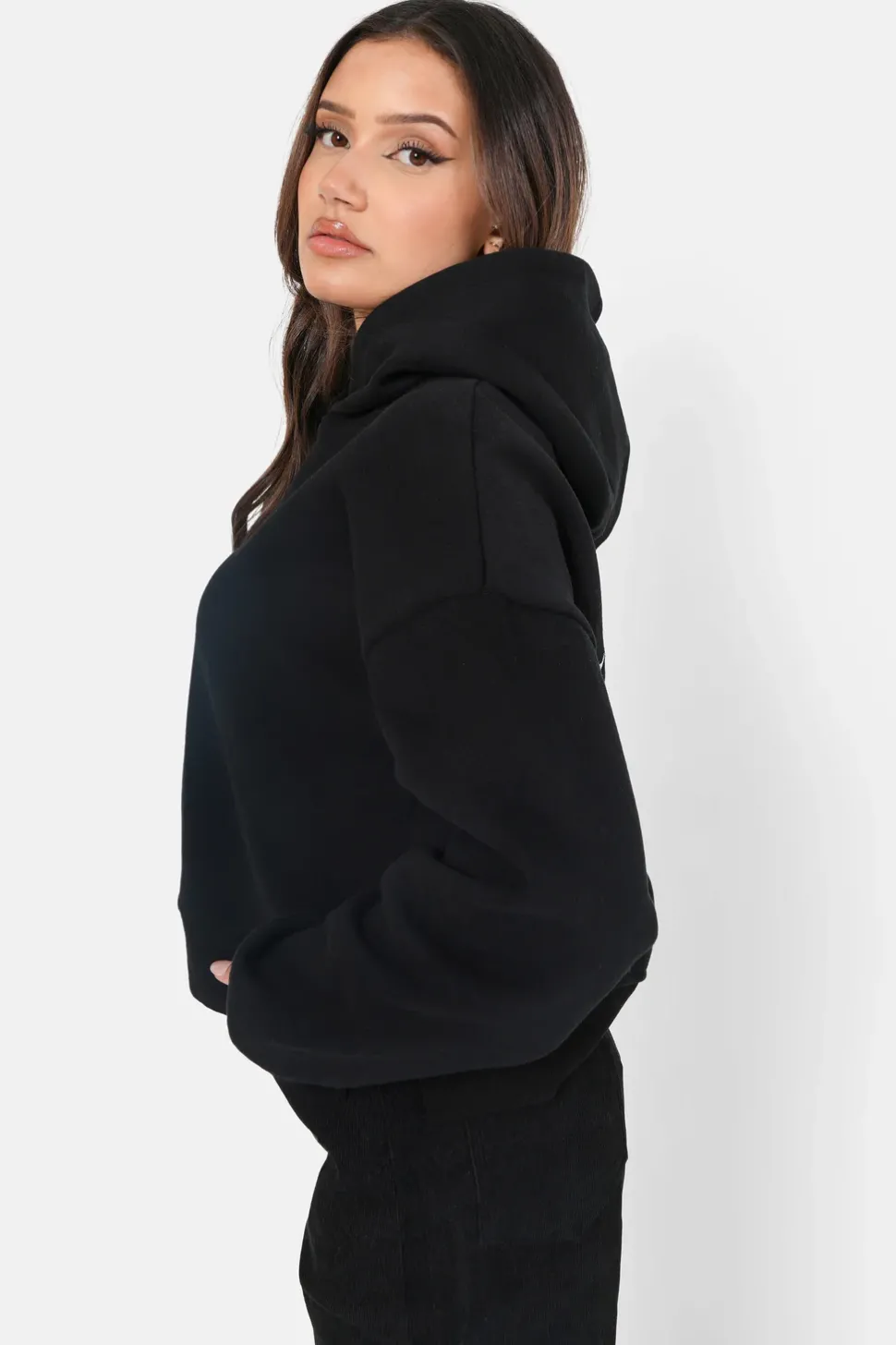 Sweat Capuche Logo Gothique Noir