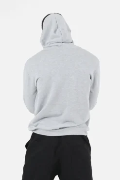 Sweat Capuche Logo Patch Universite Gris