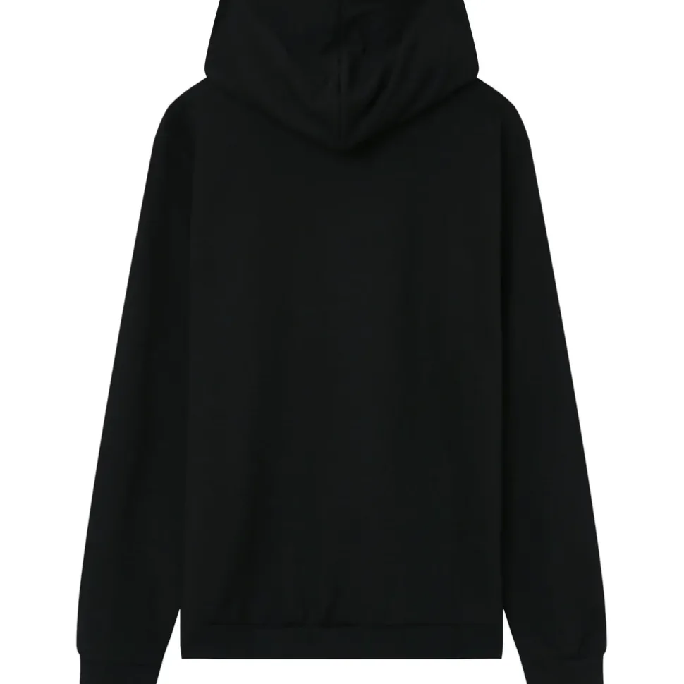 Sweat Capuche Logo Patch Universite Noir