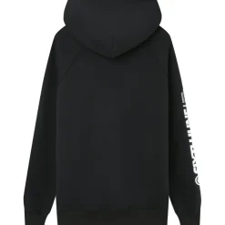 Sweat Capuche Molletonne Logo Noir