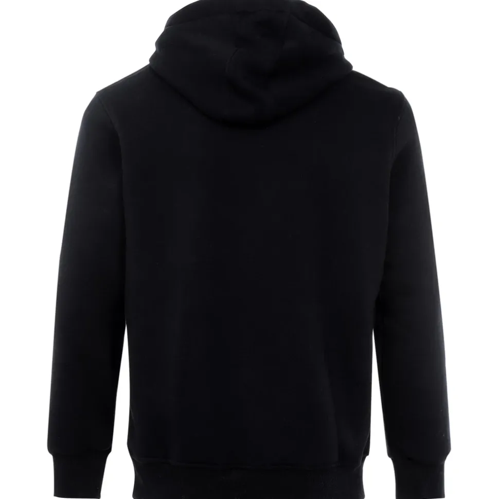 Sweat Capuche Molletonne Logo Noir