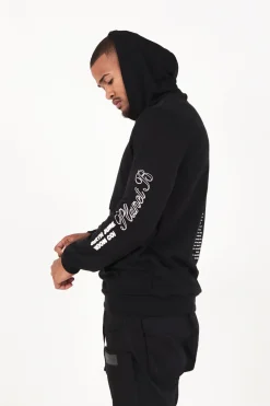 Sweat Capuche Moon Earth Collection Noir