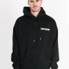 Sweat Capuche Oversize Logo Decale Noir