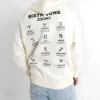 Sweat Capuche Signes Zodiaque Beige Clair