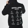 Sweat Capuche Signes Zodiaque Noir