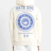 Sweat Capuche Signes Zodiaque Jaune Clair