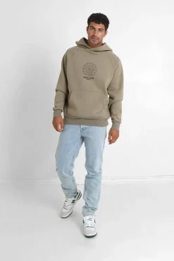 Sweat Capuche Signes Zodiaque Vert Kaki