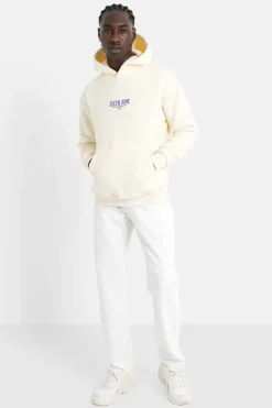 Sweat Capuche Signes Zodiaque Jaune Clair