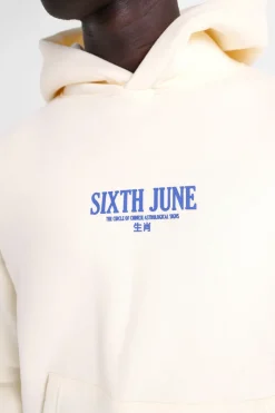 Sweat Capuche Signes Zodiaque Jaune Clair