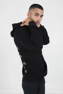 Sweat Capuche Signes Zodiaque Noir