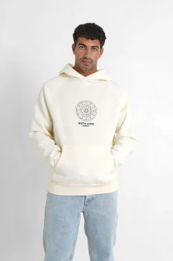 Sweat Capuche Signes Zodiaque Beige Clair