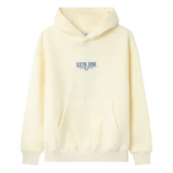 Sweat Capuche Signes Zodiaque Jaune Clair