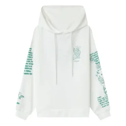 Sweat Capuche Squelette Blanc