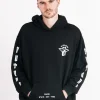 Sweat Capuche Squelette Gothique Noir