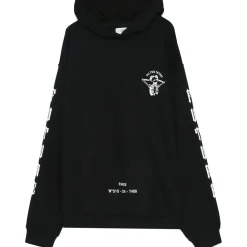 Sweat Capuche Squelette Gothique Noir