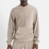 Sweat Cosy Logo Brode Vert Clair