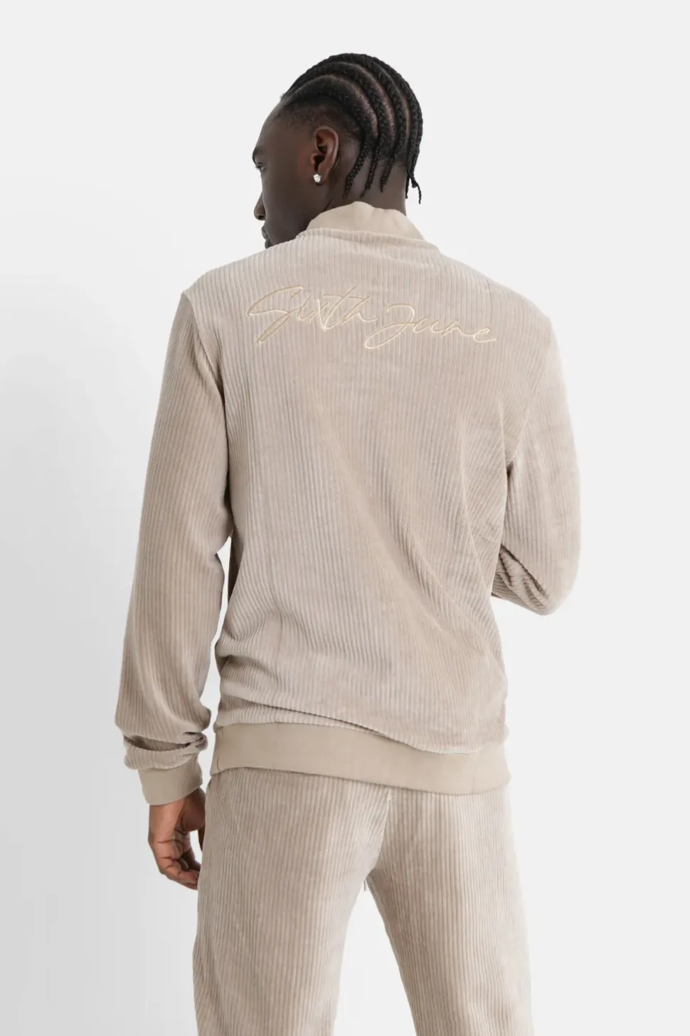 Sweat Cosy Logo Brode Vert Clair