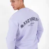 Sweat Logo Gothique Violet Clair
