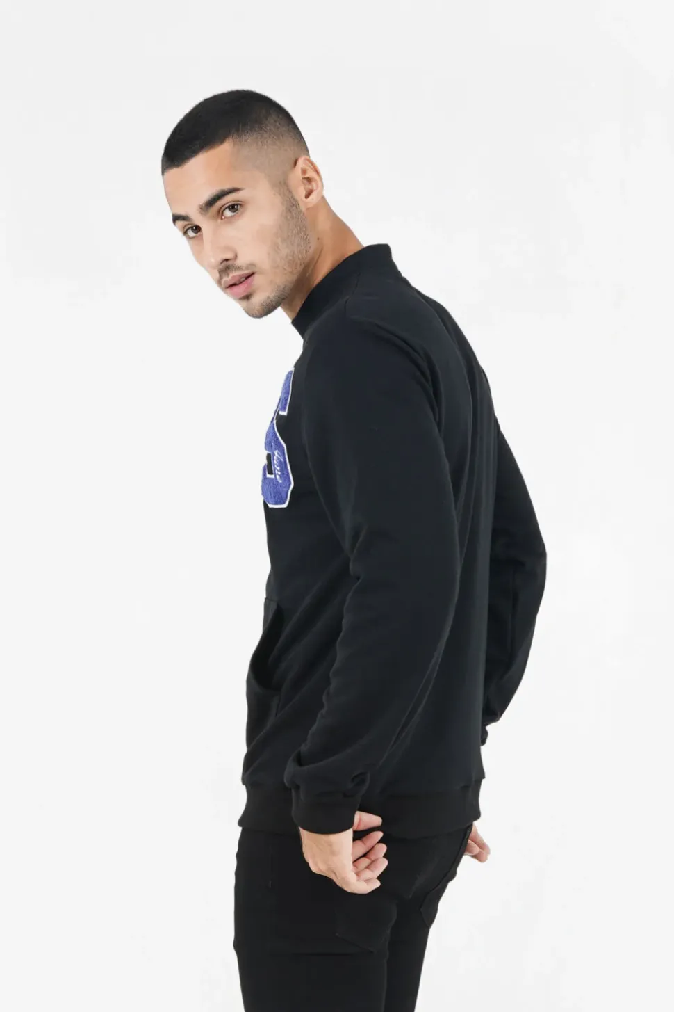 Sweat Logo Patch Universite Noir
