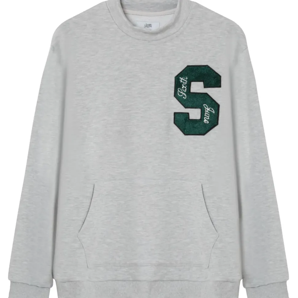 Sweat Logo Patch Universite Gris