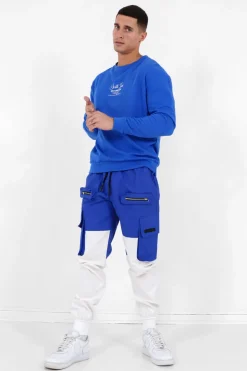 Sweat Logo Signature Bleu Fonce