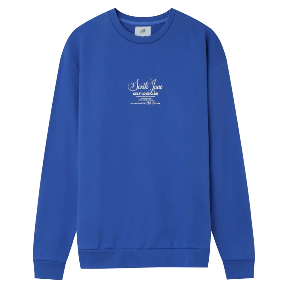 Sweat Logo Signature Bleu Fonce