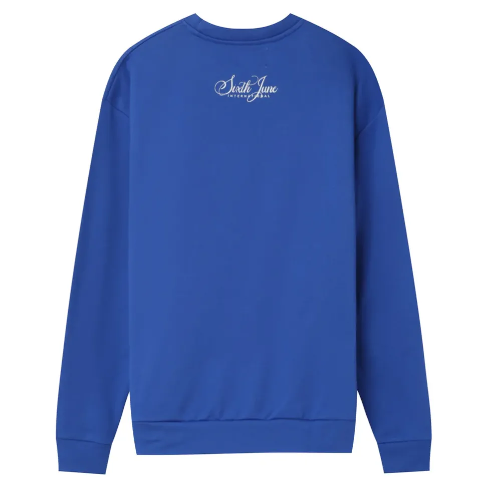 Sweat Logo Signature Bleu Fonce