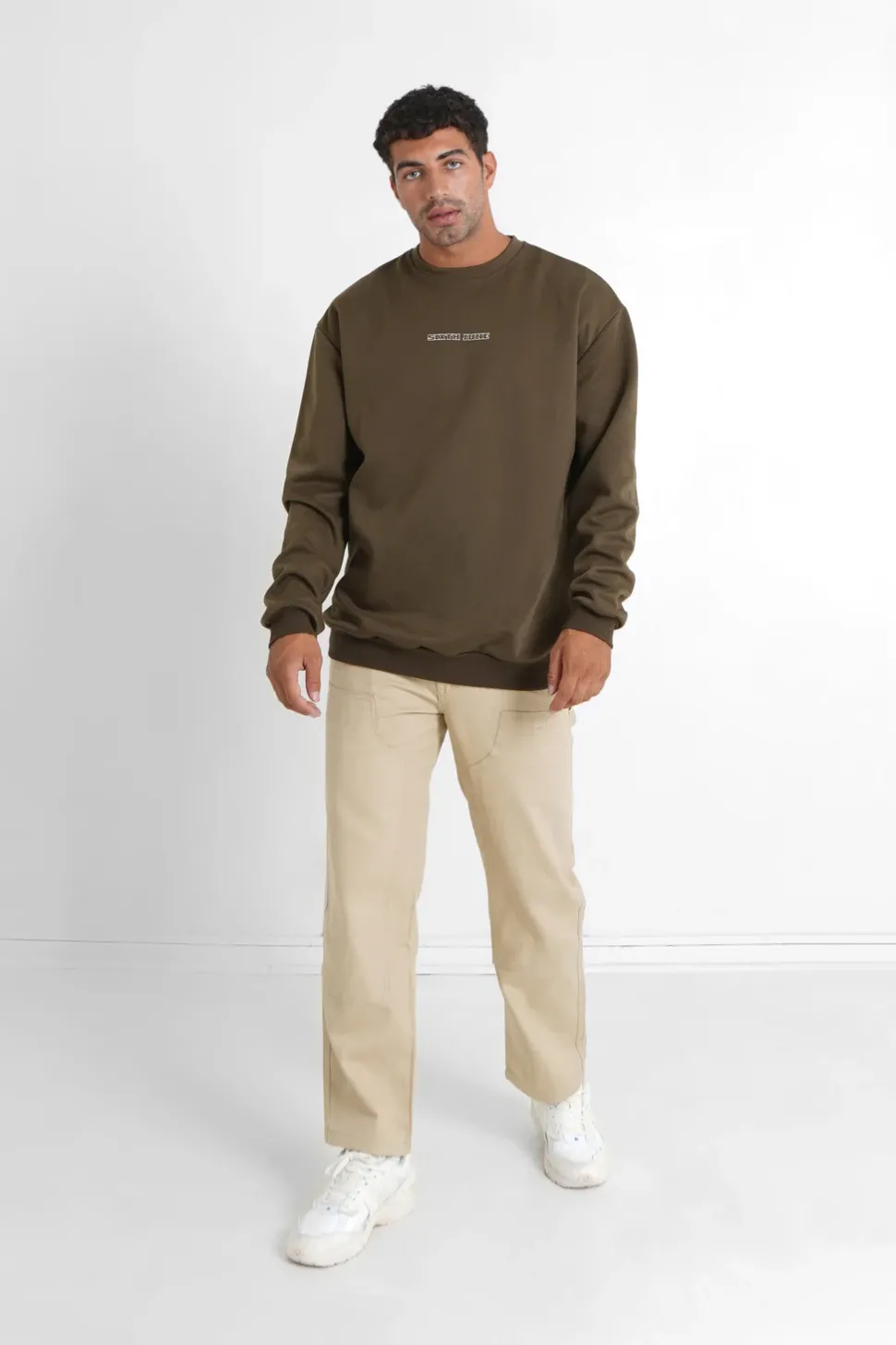 Sweat Youth Culture Vert Kaki