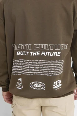Sweat Youth Culture Vert Kaki