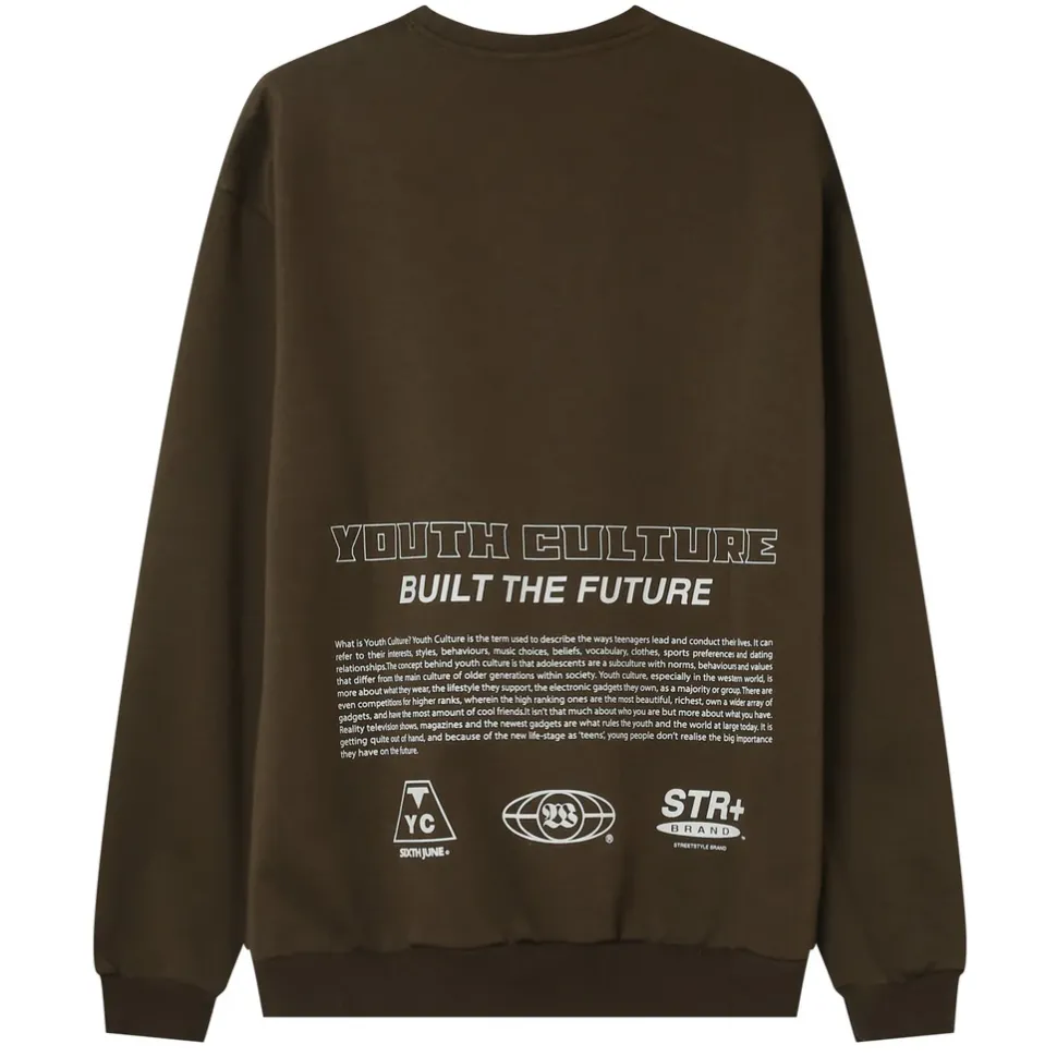 Sweat Youth Culture Vert Kaki