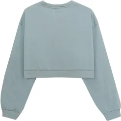 Sweatshirt Court Logo Imprime Vert