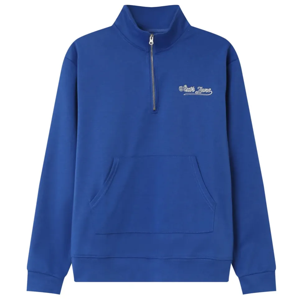 Sweatshirt Retro Logo Bleu Fonce