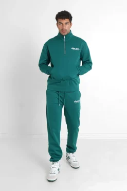 Sweatshirt Retro Logo Vert Fonce