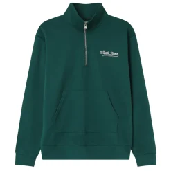 Sweatshirt Retro Logo Vert Fonce