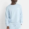 Sweatshirt Soft Logo Brode Bleu