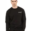 Sweatshirt Soft Logo Brode Noir