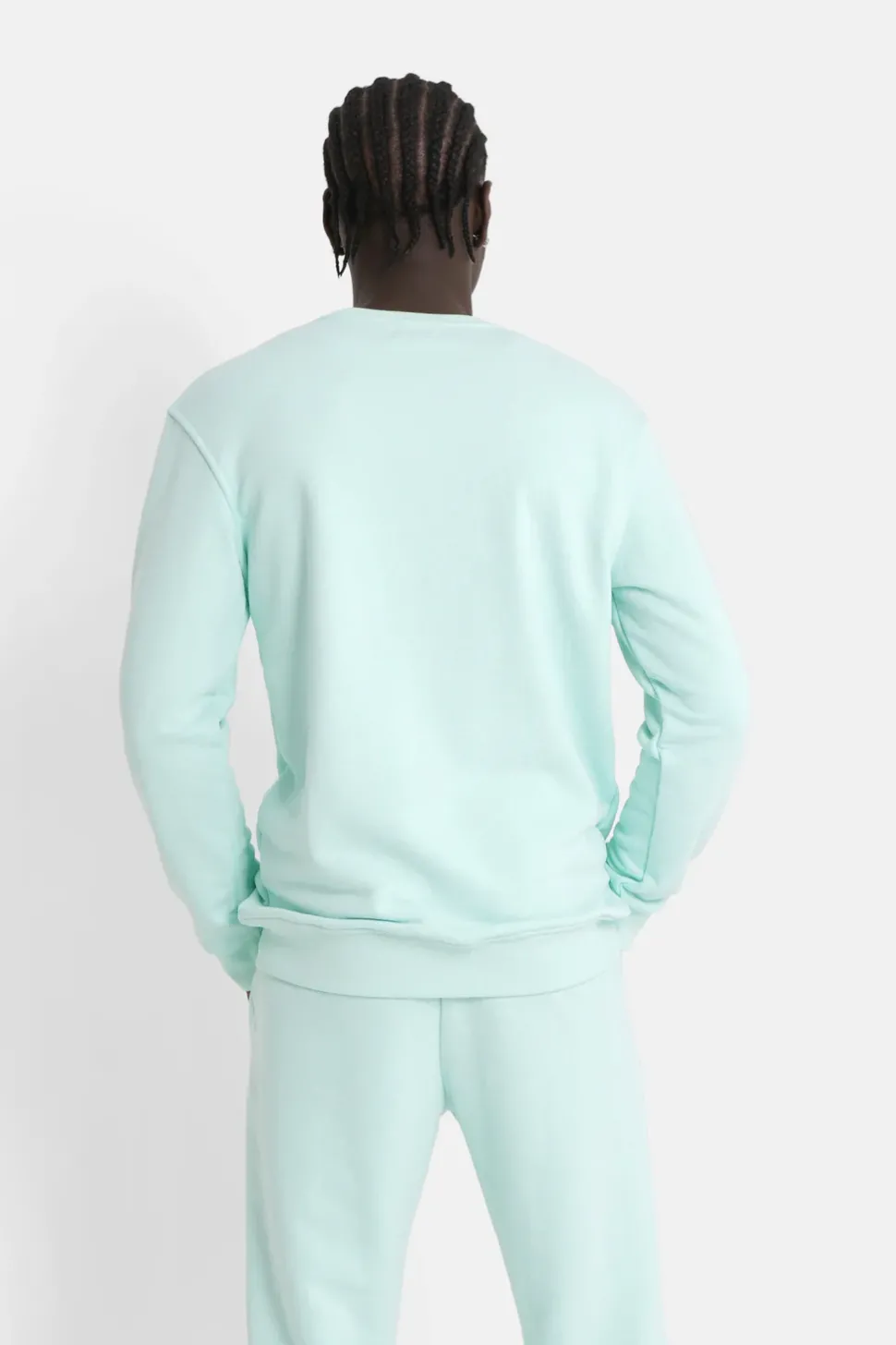 Sweatshirt Soft Logo Brode Vert