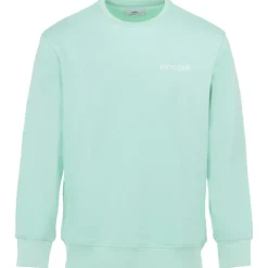Sweatshirt Soft Logo Brode Vert