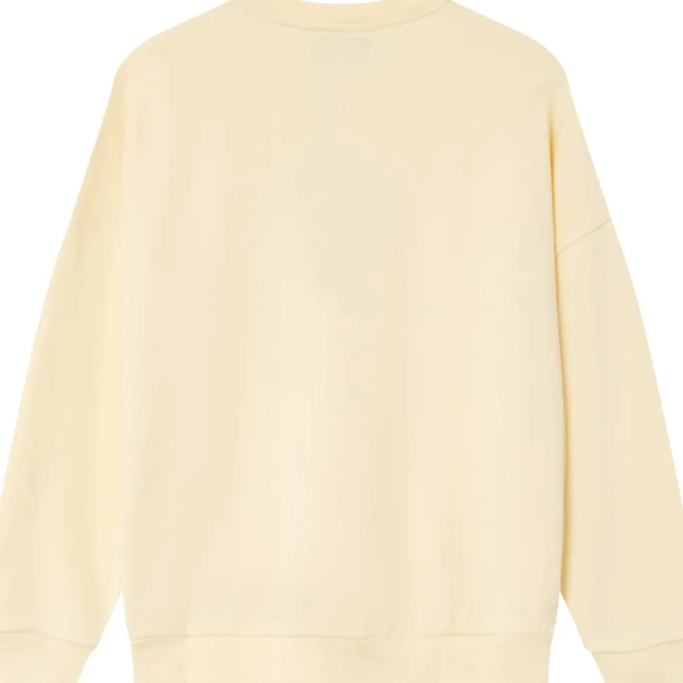Sweatshirt Ton Sur Ton Jaune Clair